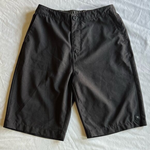 Rip Curl Boys X-Large (16Y) Black Amphibian Hybrid Beach Shorts - Picture 1 of 4